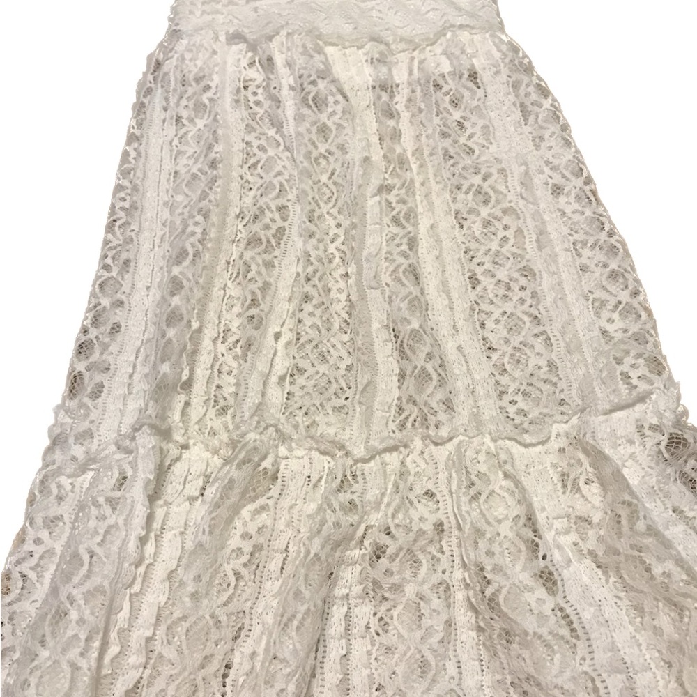 MIDI Skirt Spring Lace Swim Skirt Coverup Small New with tags - Picture 2 of 7